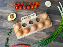 Load image into Gallery viewer, Wooden Tray For Chicken Eggs (3 colors)