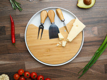 Load image into Gallery viewer, Cheese Board Tray With Tools ( Personalization)