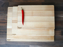 Load image into Gallery viewer, Hard Natural Ashwood Block Cutting Board (3 sizes, 3 colors )