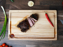 Load image into Gallery viewer, Wooden Ashwood Cutting Board With Juice Groove