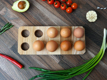 Load image into Gallery viewer, Wooden Chicken Egg Holders (2 sizes, 3 colors)