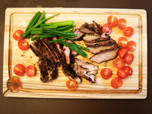 Load image into Gallery viewer, Wooden Ashwood Cutting Board With Juice Groove