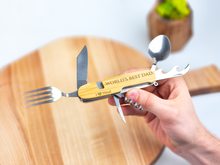 Load image into Gallery viewer, Wooden Pocket Multitool (Personalization)
