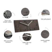 Load image into Gallery viewer, Wooden Wall Clock Black (2 Sizes)