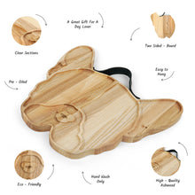 Load image into Gallery viewer, Cheese snack serving tray, Gift for animal lovers