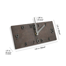 Load image into Gallery viewer, Wooden Wall Clock Black (2 Sizes)