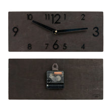 Load image into Gallery viewer, Wooden Wall Clock Black (2 Sizes)