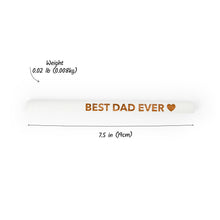 Load image into Gallery viewer, Customizable White Carpenter Pencil, Durable, Practical Gift for Dads & Craftsmen
