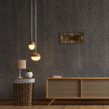 Load image into Gallery viewer, Wall Clock, Wood Rectangular Wall Clock