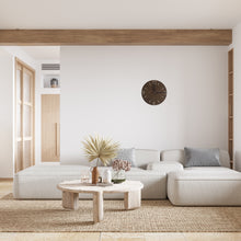 Load image into Gallery viewer, Wooden Clock, Unique Round Wooden Clock