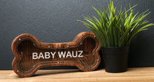 Load image into Gallery viewer, Wooden Piggy Bank Bone (Brown, Engraving)