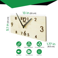 Load image into Gallery viewer, Wall Clock, Light Wooden Clock