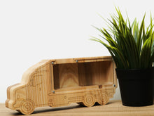 Load image into Gallery viewer, Wooden Piggy Bank Truck (Engraving)