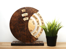 Load image into Gallery viewer, Wooden Desk Calendar