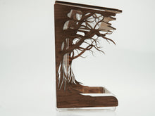 Load image into Gallery viewer, Wooden bird feeder "Transparent" with organic glass