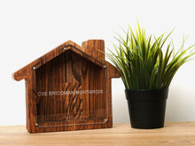 Load image into Gallery viewer, Wooden Piggy Bank House (Engraving)