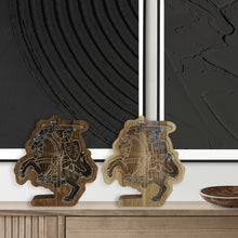 Load image into Gallery viewer, Wooden Piggy Bank Lithuanian Vytis (Engraving)