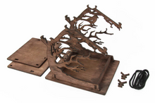 Load image into Gallery viewer, Wooden bird feeder "Sitting Bird"