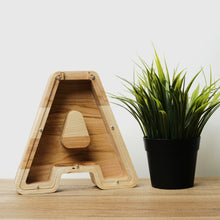 Load image into Gallery viewer, Wooden Piggy Bank Letter  (Small, A-Z, Engraving)