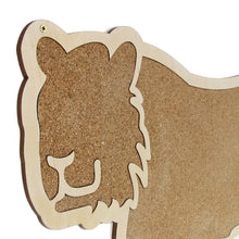Load image into Gallery viewer, Cork Board Tiger, Cork Board On The Wall
