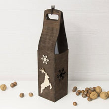 Load image into Gallery viewer, Wine bottle holder - wood wine bottle box