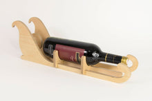 Load image into Gallery viewer, bottle holder - wood candle box sled