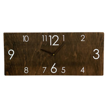 Load image into Gallery viewer, Big Wall Clock, Wood Rectangular Wall Clock