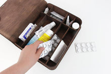 Load image into Gallery viewer, Wooden Box - Medicine Box With Sections