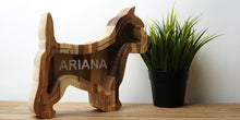 Load image into Gallery viewer, Wooden Piggy Bank Dog (Engraving)