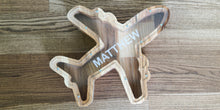 Load image into Gallery viewer, Wooden Piggy Bank Plane (Engraving)