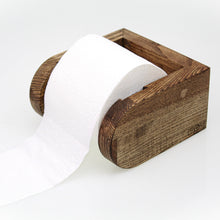 Load image into Gallery viewer, Toilet paper holder - wooden toiler paper holder