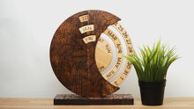 Load image into Gallery viewer, Wooden Desk Calendar