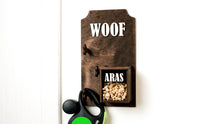 Load image into Gallery viewer, Dog Leash Holder - wood dog leash hanger