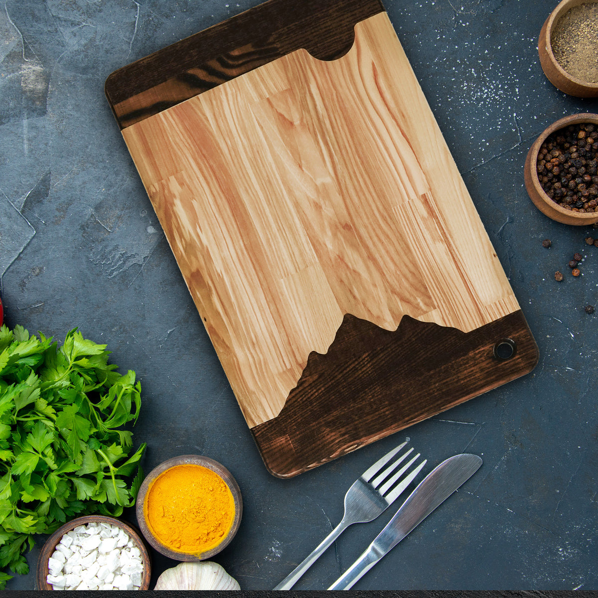 Motto Cutting Board with Handle – MountainProud