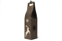 Load image into Gallery viewer, Wine bottle holder - wood wine bottle box