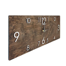 Load image into Gallery viewer, Big Wall Clock, Wood Rectangular Wall Clock