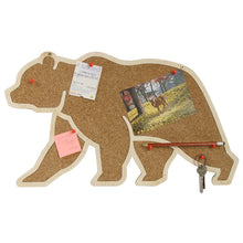 Load image into Gallery viewer, Cork Board Bear, Cork Board On The Wall