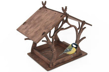 Load image into Gallery viewer, Wooden bird feeder "Birch Tree"