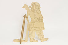 Load image into Gallery viewer, Wine bottle holder - wood wine bottle box santa