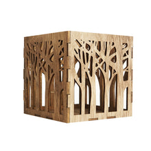 Load image into Gallery viewer, Candle Holder , Natural Wood Unique Candle Holder