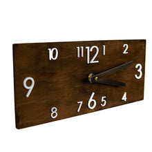 Load image into Gallery viewer, Wall Clock, Wood Rectangular Wall Clock
