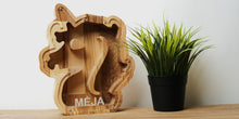 Load image into Gallery viewer, Wooden Piggy Bank Unicorn (Engraving)