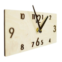 Load image into Gallery viewer, Wall Clock, Light Wooden Clock