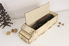 Load image into Gallery viewer, Wine bottle holder - wood wine bottle box truck