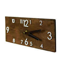 Load image into Gallery viewer, Wall Clock, Wood Rectangular Wall Clock