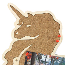 Load image into Gallery viewer, Cork Board Unicorn, Cork Board On The Wall