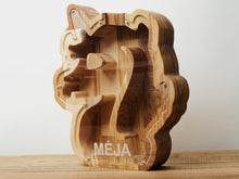 Load image into Gallery viewer, Wooden Piggy Bank Unicorn (Engraving)