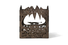 Load image into Gallery viewer, candle bottle holder - wood candle box