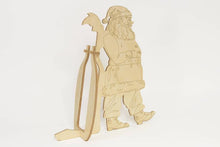 Load image into Gallery viewer, Wine bottle holder - wood wine bottle box santa