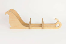 Load image into Gallery viewer, bottle holder - wood candle box sled
